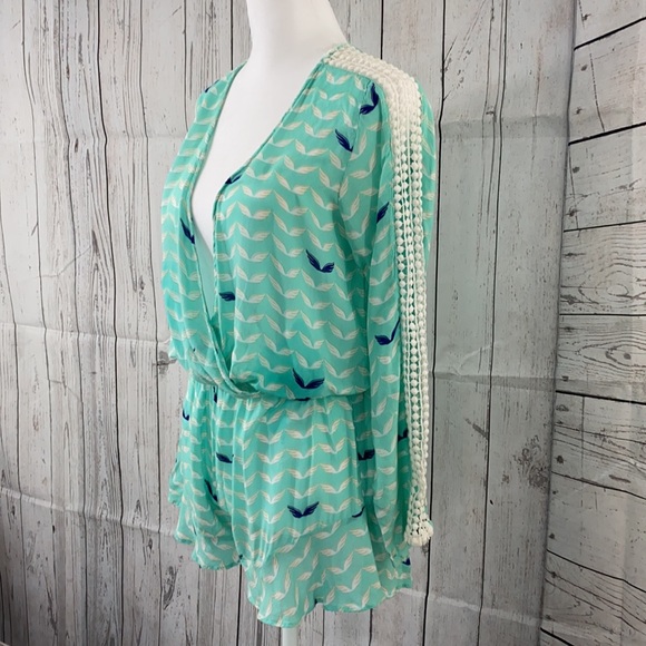 Angels by the Sea Hawaii Swim Romper Beach Coverup Size Small Poshmark